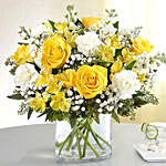 Sunlit Flower Vase