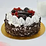 Sugar Free Black Forest Half Kg Cake