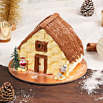 Santa and Snowman Hut Cake 1 Kg