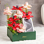 Iphone 15 Pro Gift with Flowers & Chocolates