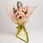 Peachy Blushes Rose Bouquet