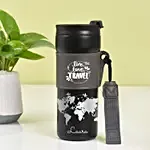 Live Love Travel Personalized Water Bottle