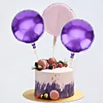 Red Velvet Dream Cake with Balloons