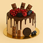 Candy Topped Choco Cake