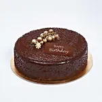 Dark Chocolate Birthday Cake