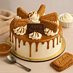 Half Kg Lotus Biscoff Cake For Birthday