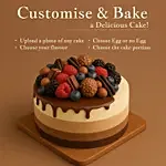 Customized Cake Truffle 30 PORTIONs Eggless