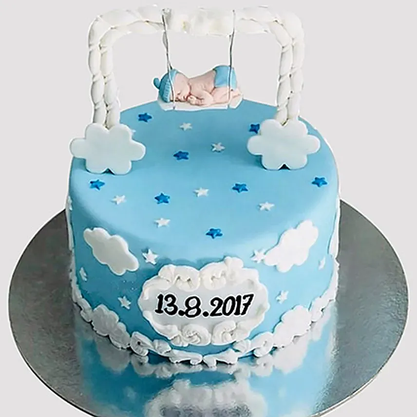 New Born Baby Designer Cake: 