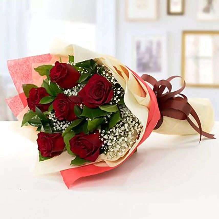 Beauty of Love Roses Bouquet: Gift Delivery in Riyadh