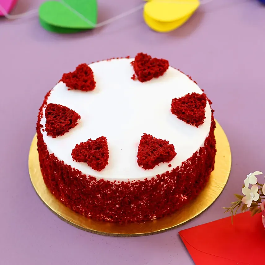 Red Hearts Velvet Cake: Cakes in Jeddah