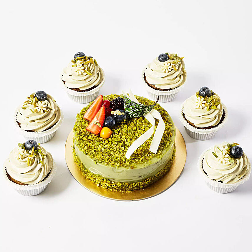 Pistachio Cake and Cup Cakes: Cakes To Dhahran