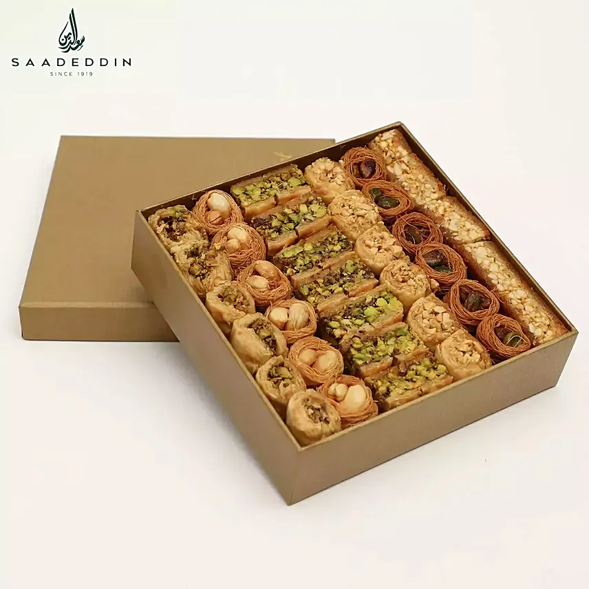 A Box of Luxury Baklava Mix: Send Ramadan Gifts to Saudi Arabia