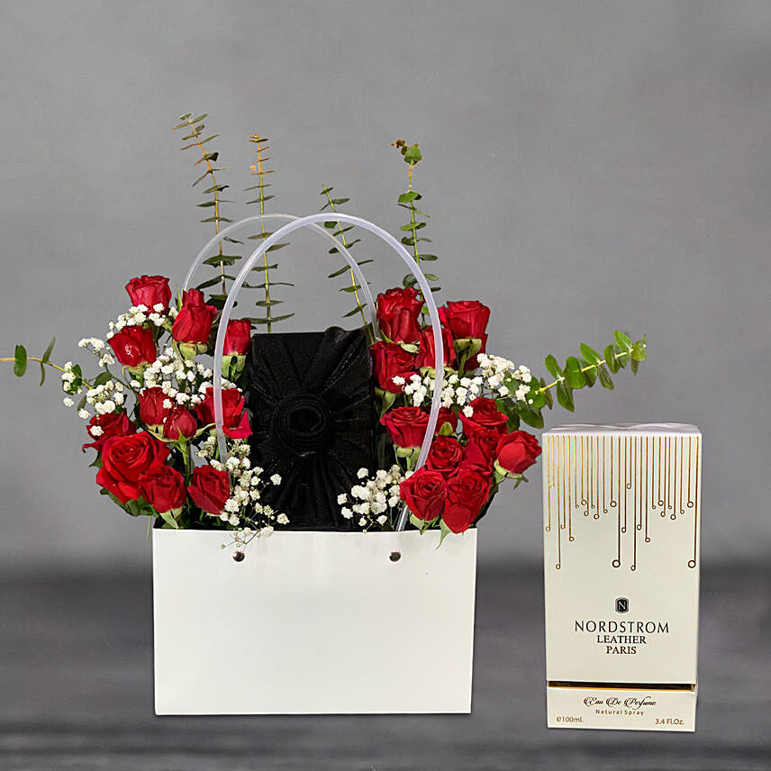 Nordstrom Leather Paris Perfume With Baby Roses: 