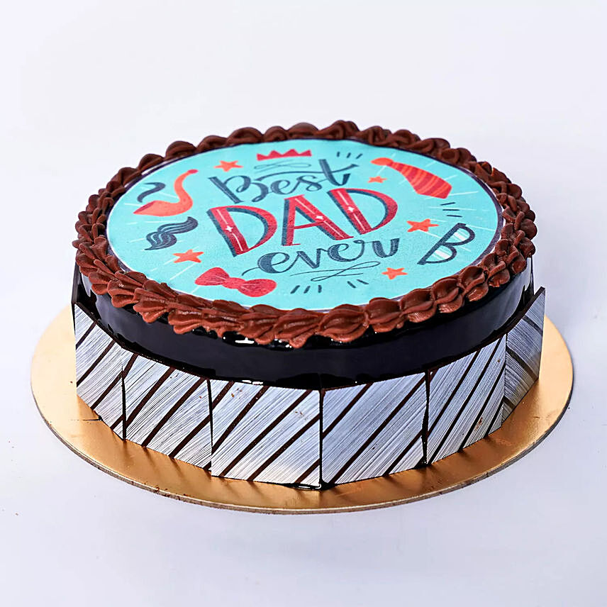 Special Best Dad Ever Chocolate Cake: Cake Delivery in Saudi Arabia