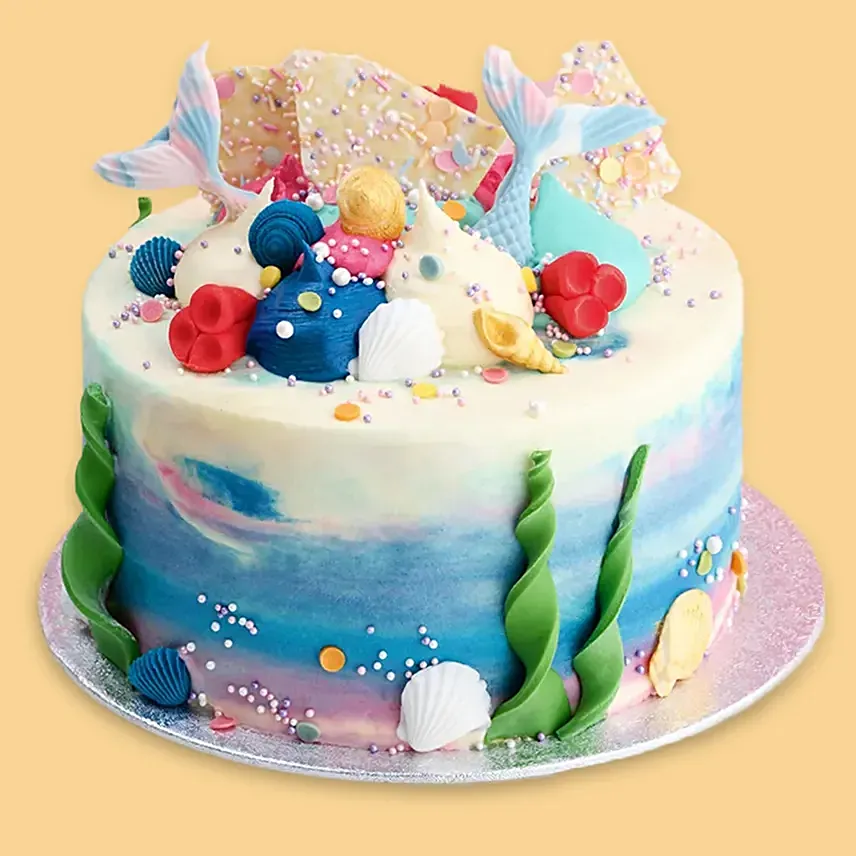 Little Mermaid Layer Cake: Send Gifts to Saudi Arabia