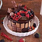 Candy Topped Chocolate Cake