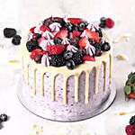 Yummy Vanilla Berry Delight Cake