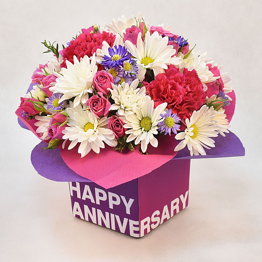 Anniversary Celebration Mixed Flowers: 