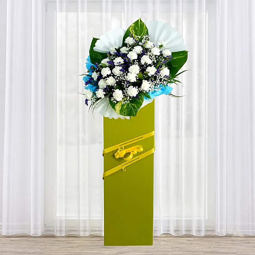 Blessed Soul Condolence Mixed Flowers: 