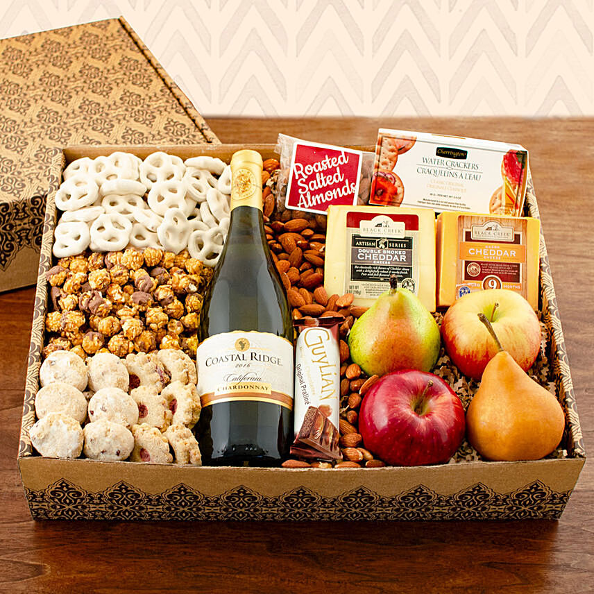 Chardonnay White Wine Hamper: Send Mothers-Day Gift Hamper To Singapore