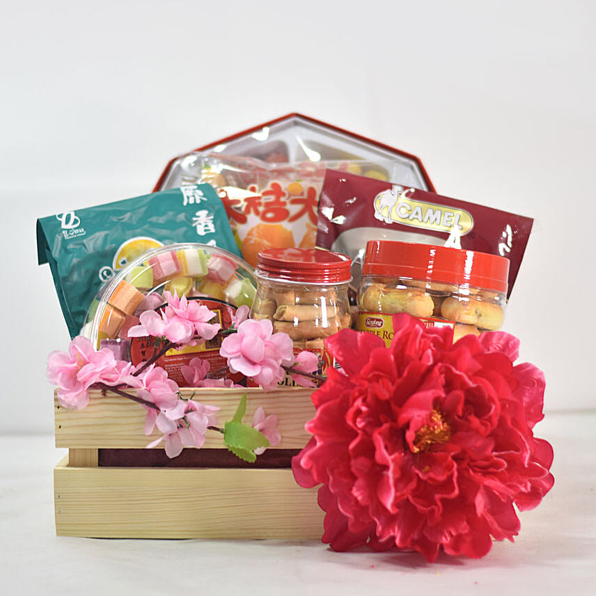 Crazy Love Gift Treat Basket: 