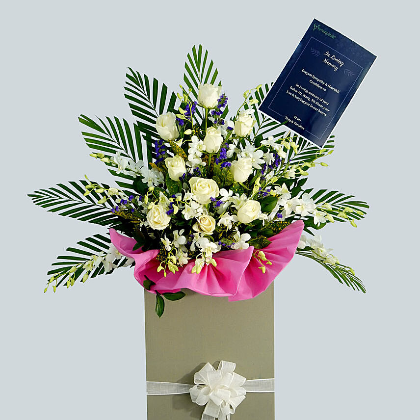 Forever Condolence Mixed Flowers: Florist Singapore