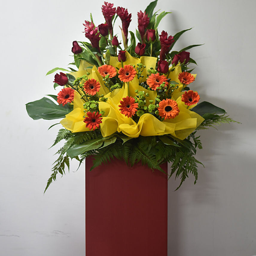 Grand Operning Flower Stand: 