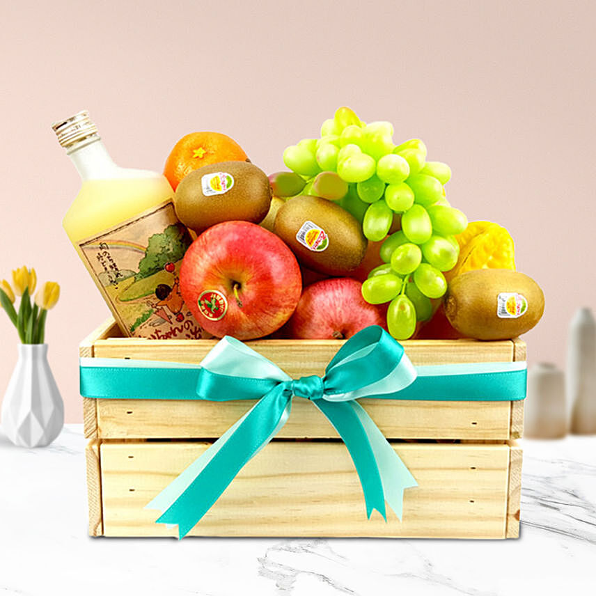 Healthy Fresh Fruit Cart: Same Day Gifts Delivery To Singapore