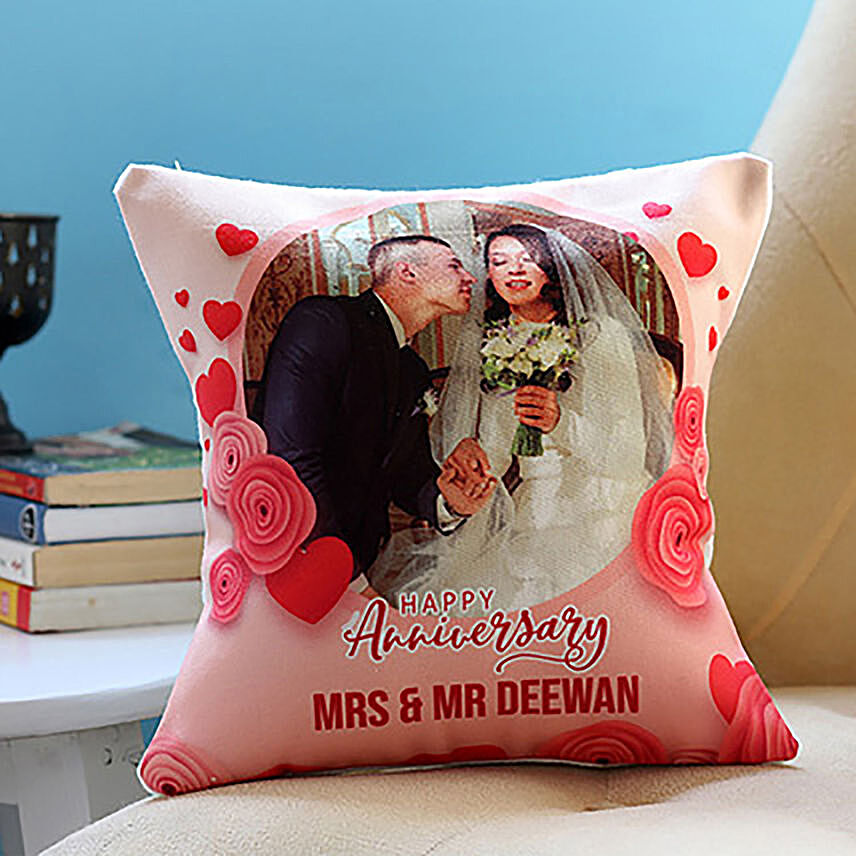 Personalised Cushion For Anniversary: Send Anniversary Gift To Singapore