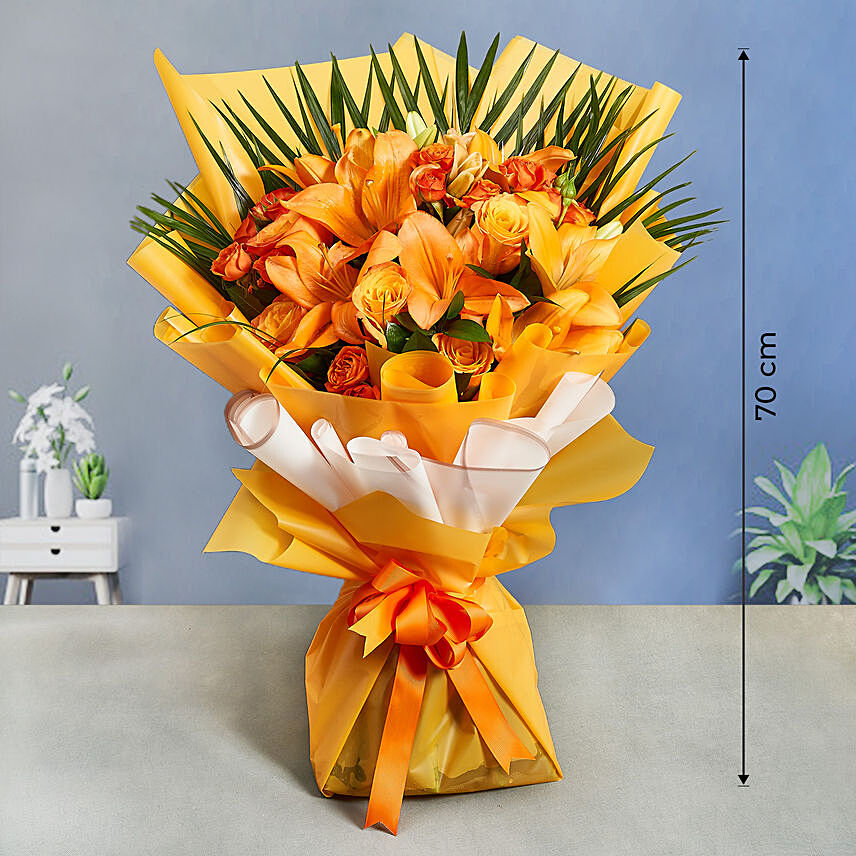 Sweet Orange Blossoms Bouquet: Chinese New Year Gifts