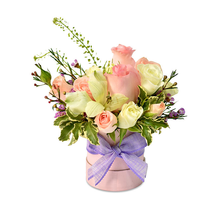 Mesmerising Floral Charm Arrangement: Send Flower Box To Singapore
