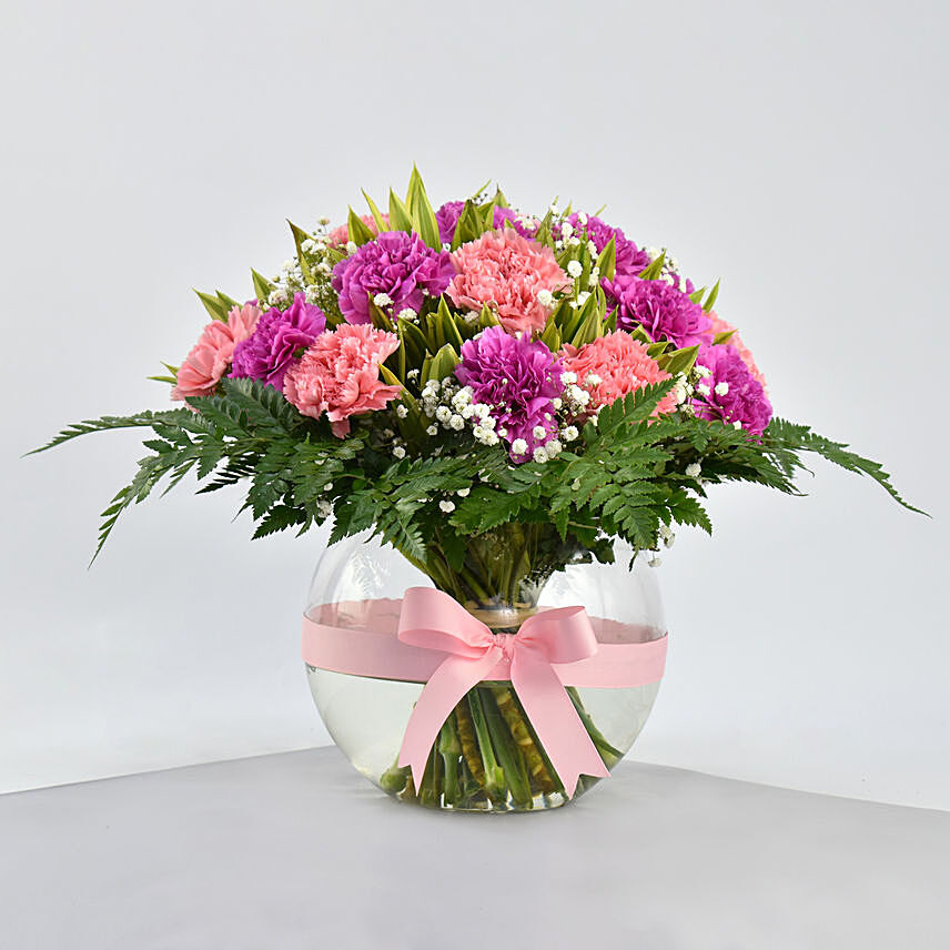 Beauty Of Carnation Flower Arrangement: 
