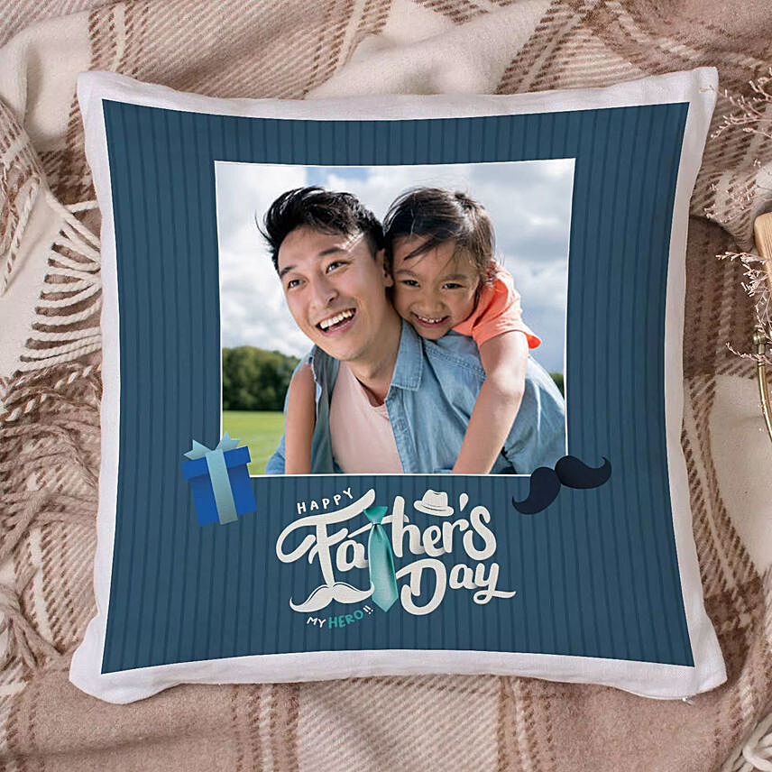 Good Times With Dad Personalised Cushion: Fathers Day Gifts to Singapore