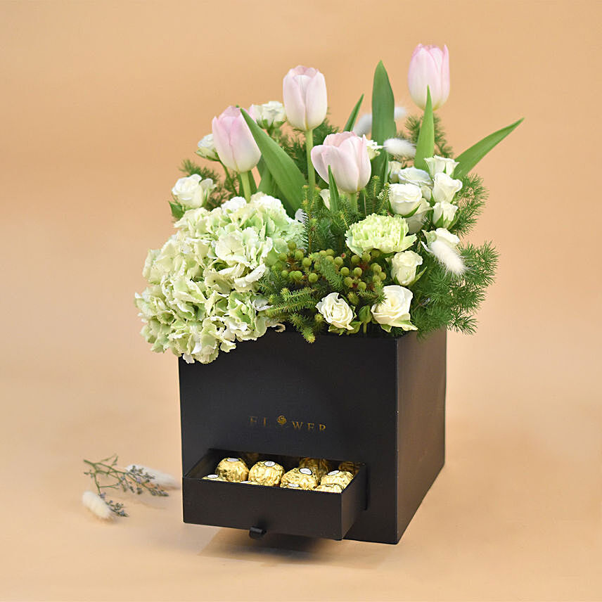 Soothing Flowers & Ferrero Box: 