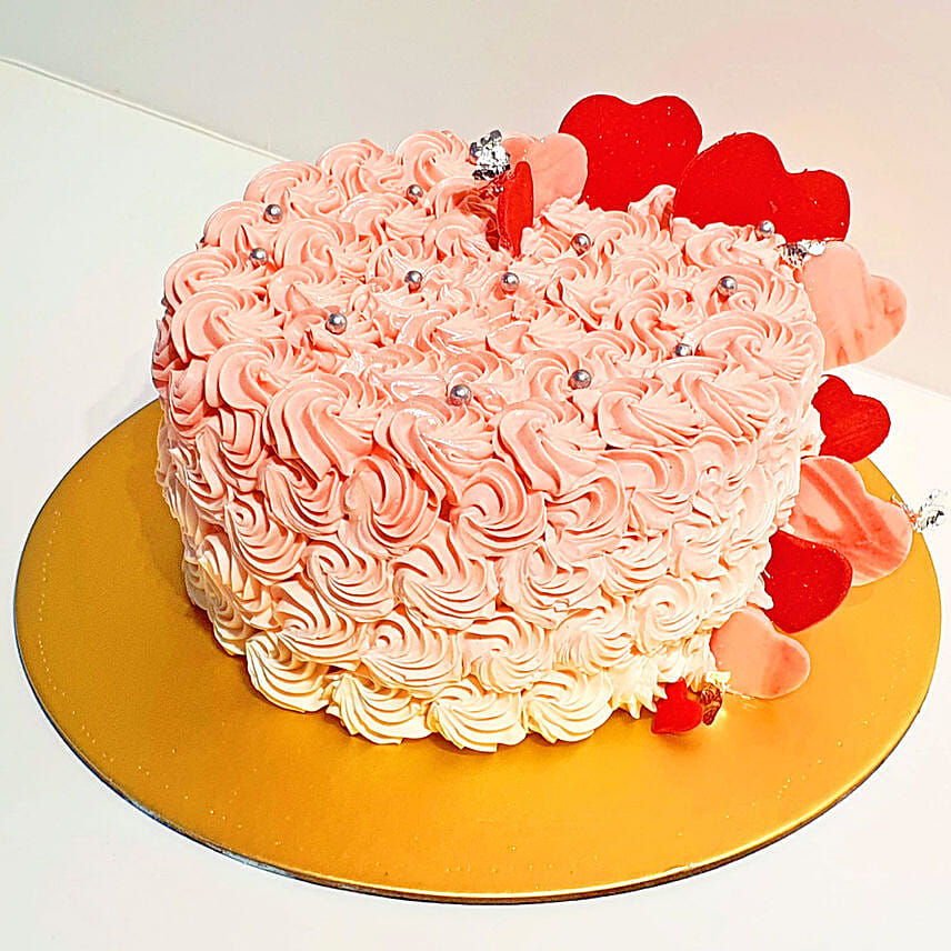 Pink Valentines Day Fairy Cake: 