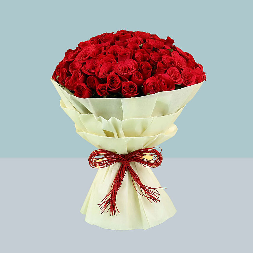 99 Roses Bouquet For Valentine: Send Gifts to Singapore