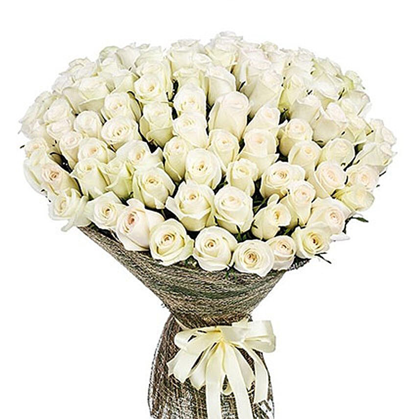 Bunch Of White Roses:  Flower Delivery Sri Lanka