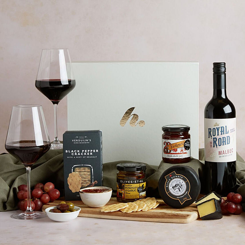 Gourmet Cheese And Wine Gift:  Gifts UK