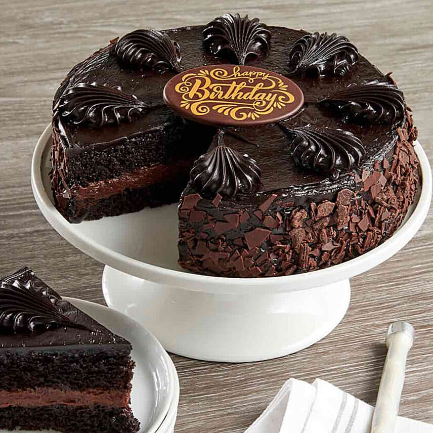 Birthday Chocolate Mousse Cake: 