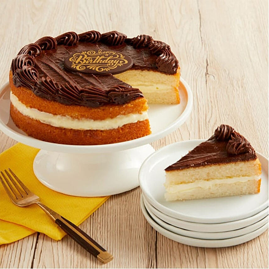 Boston Cream Cake: Send Gift To USA