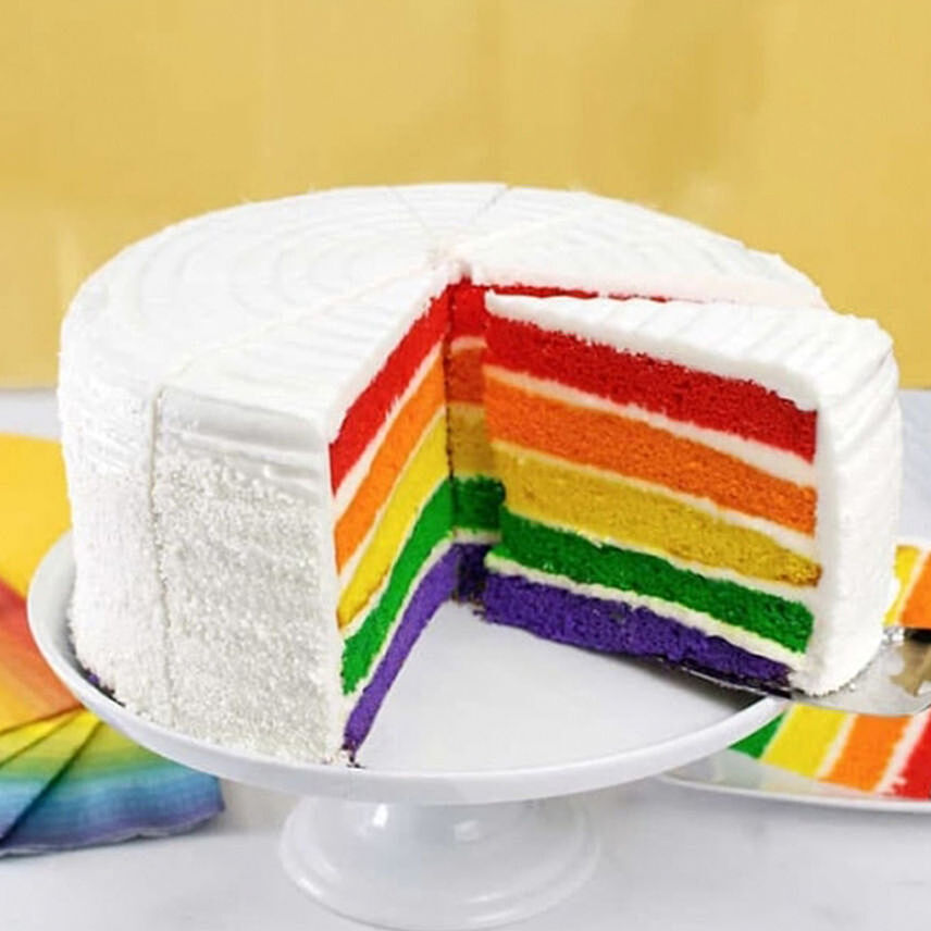 3 Kg Premier Rainbow Cake: 