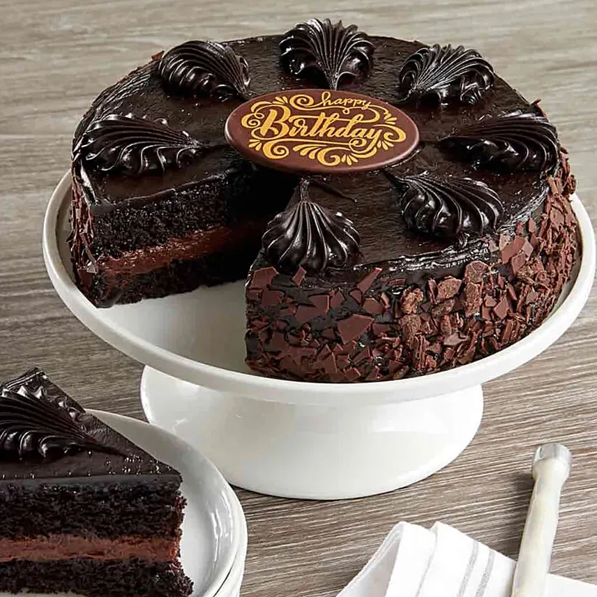 Birthday Chocolate Mousse Cake: 