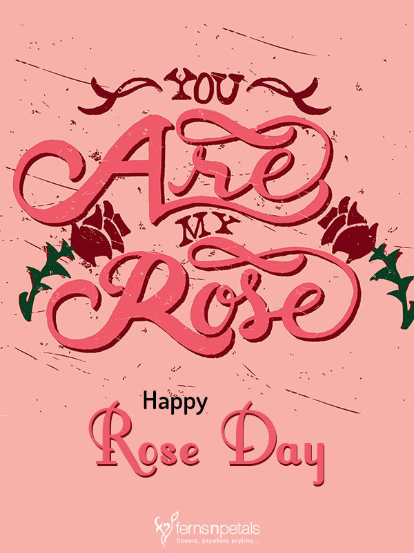 wishing sticker for rose day