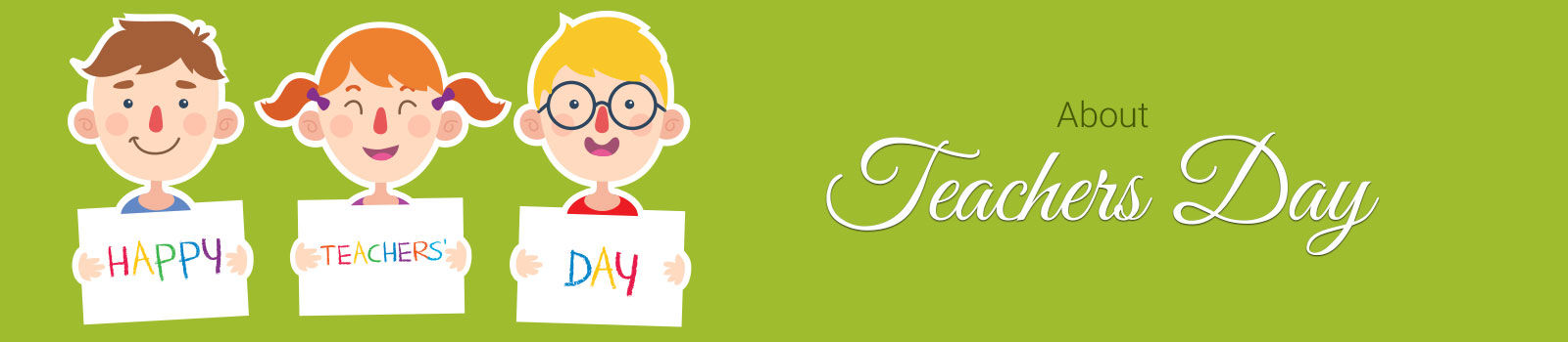 About Teachers Day Banner