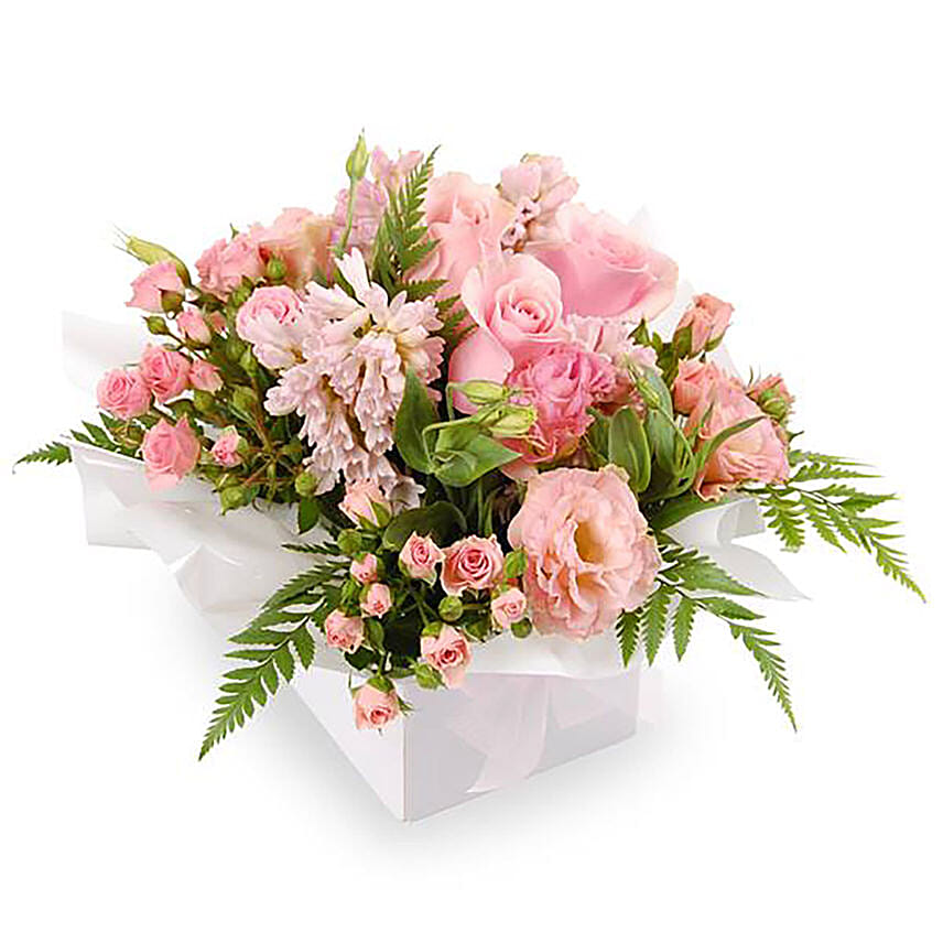 Arrangement of Beautiful Pastel Coloured Flowers