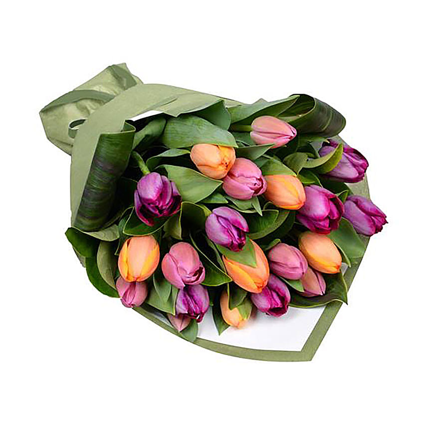 Mixed Tulip Arrangement