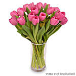 20 Pale Pink Tulips Bunch