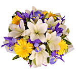 Box Arrangement of  Bright Flowers