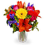 Bright Mixed Flowers Bouquet
