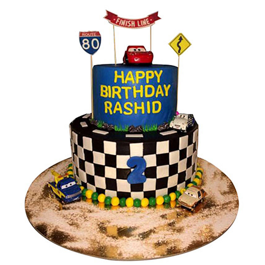 Car Race Cake